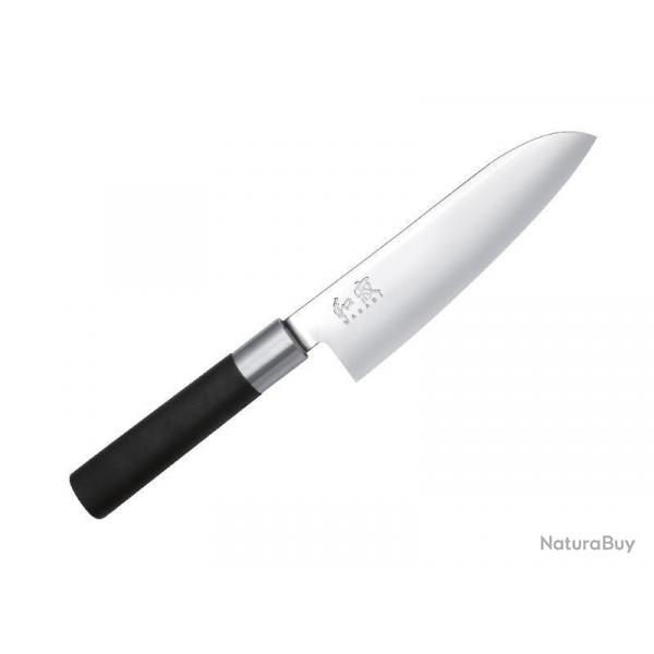 SANTOKU KAI 16,5CM WASABI BLACK INOX