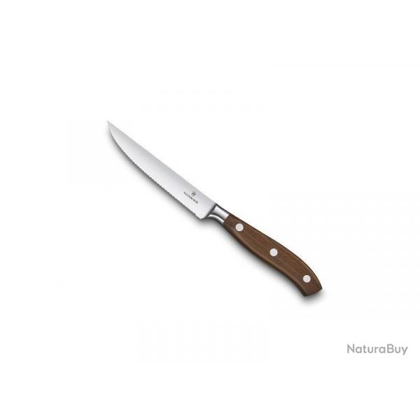 COUTEAU STEAK VICTORINOX FORGE 12CM DENTS ERABLE