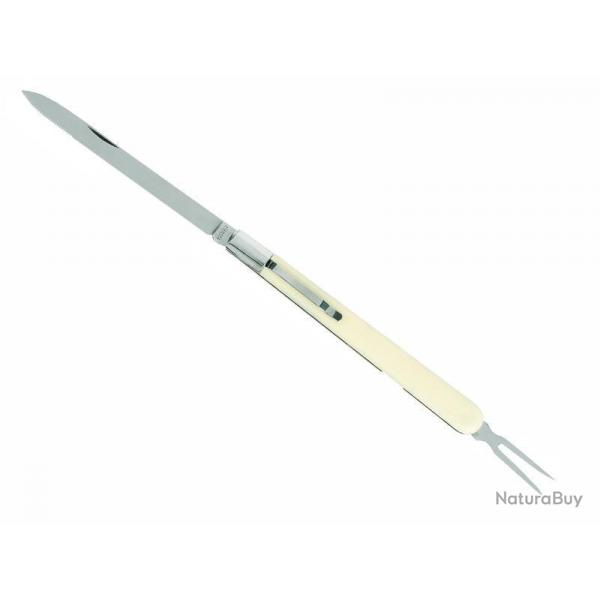 COUTEAU A DEGUSTATION 2P 14CM BLANC INOX