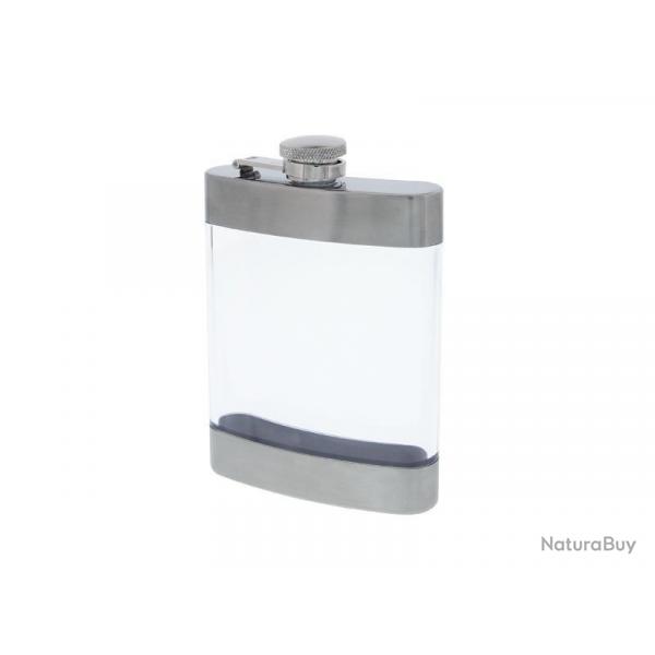 FLASQUE 180ML INOX/PLASTIQUE