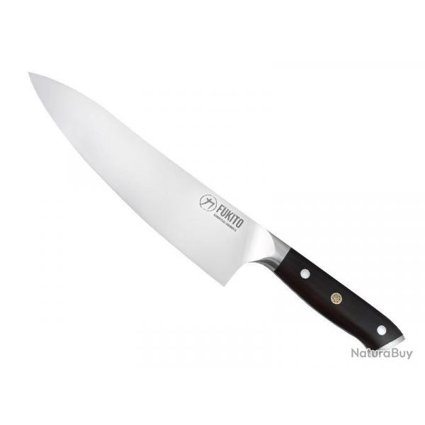 COUTEAU CHEF FUKITO 21CM EBENE X50