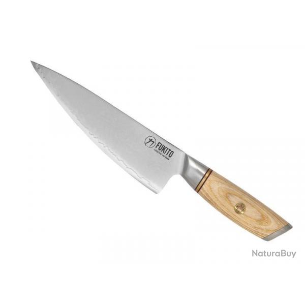 COUTEAU CHEF FUKITO 21CM PAKKA SAN MAI