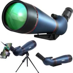 Longue Vue 25-75x100 Puissante HD BAK4 Prisme FMC Lens pour Chasse tir Observation