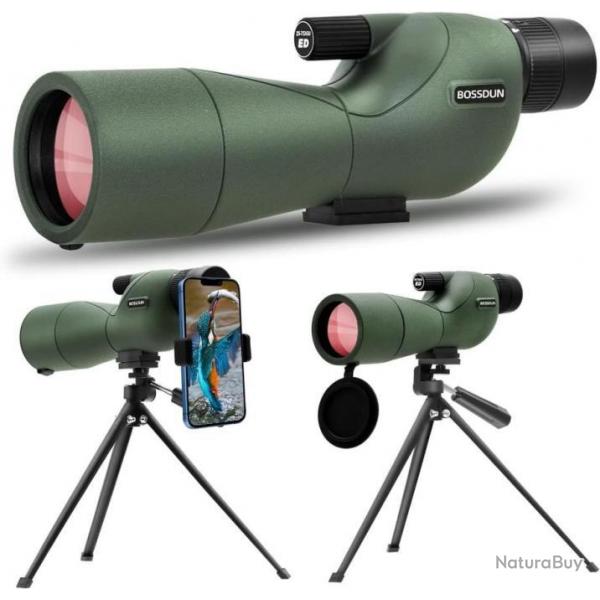 Longue Vue 25-7560  Puissante HD BAK4 Prisme pour Chasse tir Observation