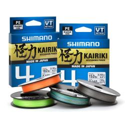 Tresse Shimano Kairiki 4 300m Mantis Green 16/100