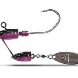 Tête Plombée VMC 7156 Twin Jig Pink Lady 7g 1/0 par 2 Pink Lady