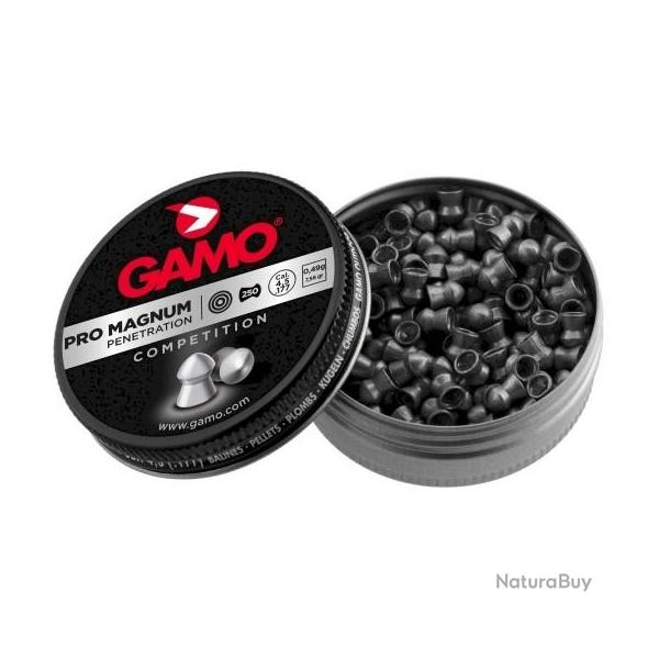 Plombs GAMO cal.4.5mm pro-magnum pointu pntration par 500