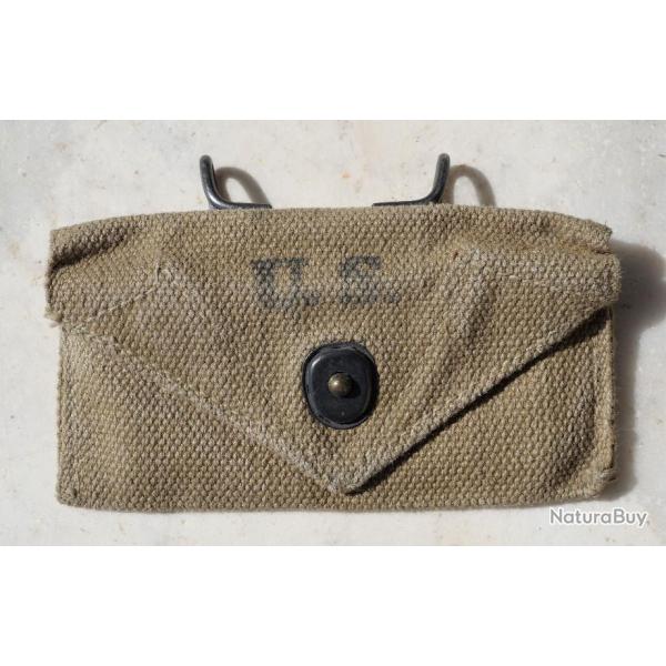 US ARMY - FIRST AID PACKET POUCH - sacoche pansement US -  terrain Normandie 1944 - WWII