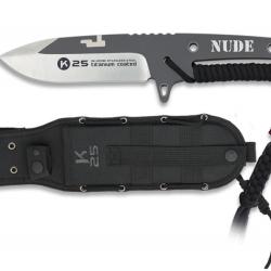 Couteau K25 - Nude - Encordé noir - Lame 10.8