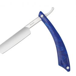 Couteau Albainox - "rasoir" - nacre bleu - Lame 14.7 cm