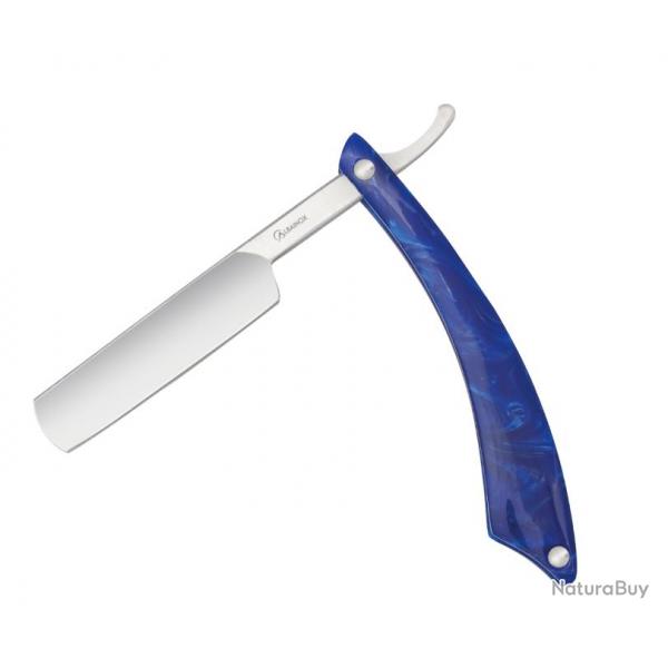 Couteau Albainox - "rasoir" - nacre bleu - Lame 14.7 cm