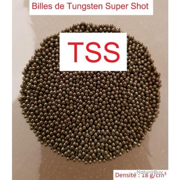 TSS en #7  / 500gr / Diamtre 2.4 mm / Billes de Tungsten Super Shot / Haute densit : 18 g/cm3