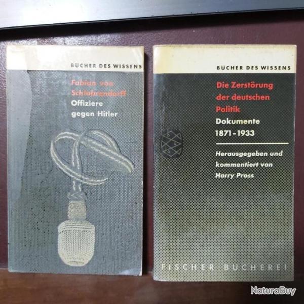 2 livres en Allemand priode WW2 Hitler