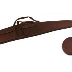 Fourreau à carabine Januel en toile marron 2 poches - 120 cm