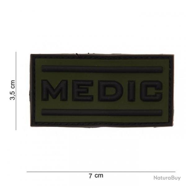 Patch 3D PVC Medic vert avec velcro | 101 Inc (0001 0826)