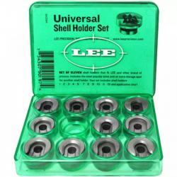 Kit de 11 Shell Holders LEE Precision (Support de Douille) R-Type pour Presse