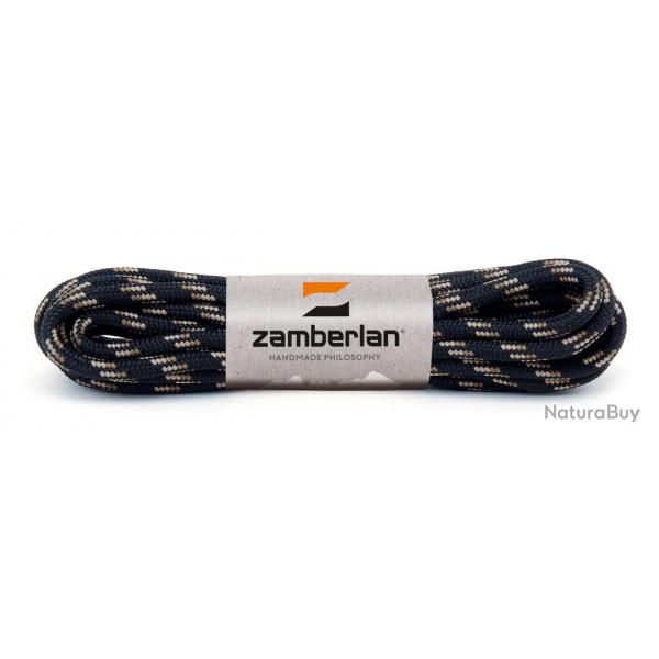 Lacets Zamberlan rond - 190 cm / Noir / Beige