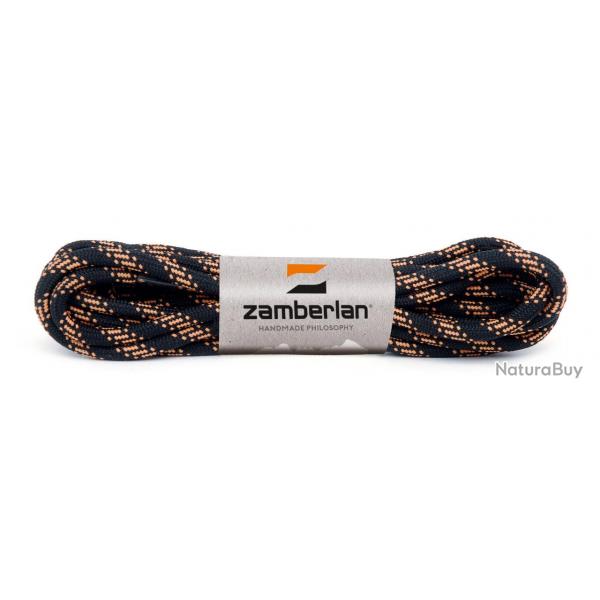 Lacets Zamberlan rond - 190 cm / Noir / Orange
