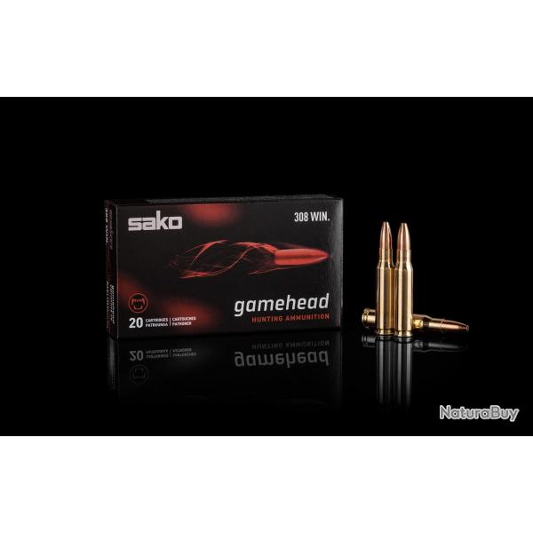 Cartouches Sako Gamehead Varmint RX - Cal.308 Win - Par 1 / 130