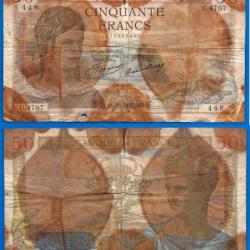 France 50 Francs 1936 Ceres Billet Franc