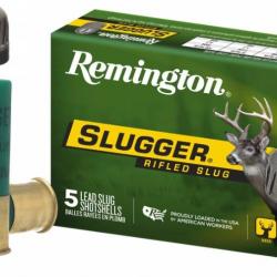 Slugger - par boite de 5 12 / 76 28.5g REMINGTON Cartouches de chasse slug
