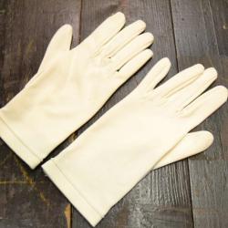 Paire de gants taille 8 blanc , Parade , armée Française , Légion police (C)