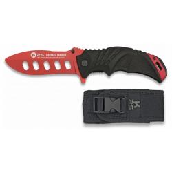 Couteau pliant rouge de qualité - Spéciale entraînement - K25