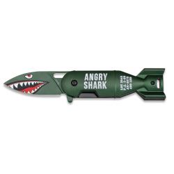 Couteau pliant - "Bombe requin" - Albainox - Collection Angry Shark