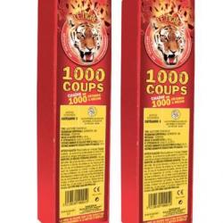 2X Mitraillette pétard de 1 000 coups - Le Tigre