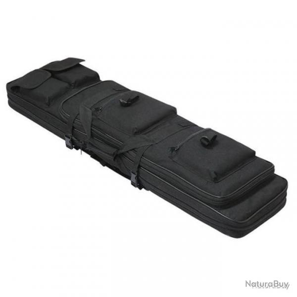 HOUSSE TACTIQUE POUR ARMES DE POING ET FUSIL - NOIR - 85CM - LIVRAISON GRATUITE