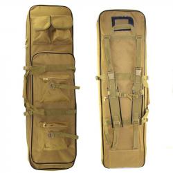 SAC DE TRANSPORT POUR ARMES DE POING ET ARME LONGUE - TAN - 85CM - LIVRAISON GRATUITE