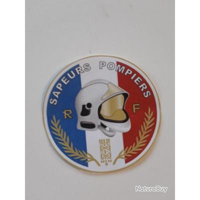 Sticker Autocollant Sapeurs-Pompiers - Logo En Plusieurs Tailles - Super Prix Pour Décorer Voiture Ou Mur