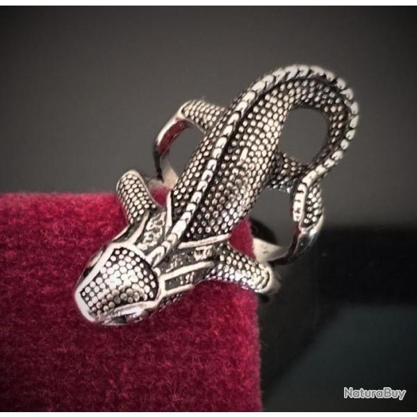 Bague lzard-Gecko-Iguane-Bague gothique-bague insolite pour collectionneur