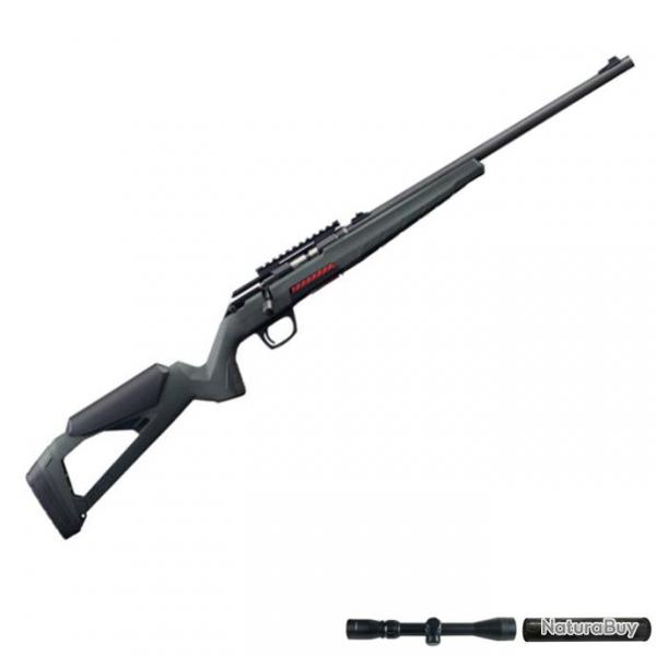 Wahoo ! Carabine Winchester Xpert Stealth Filet Compo - Cal. 22LR - Pack Optique / 46 cm