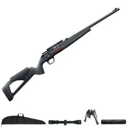 Carabine Winchester Xpert Stealth Fileté Compo - Cal. 22LR - Pack Tir