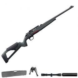 Wahoo ! Carabine Winchester Xpert Stealth Fileté Compo - Cal. 22LR - Pack Premium / Pack Premium