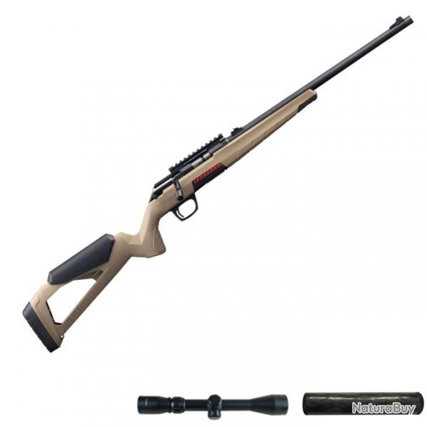 Wahoo ! Carabine Winchester Xpert Filet FDE - 22 LR / 46 cm / Pack First