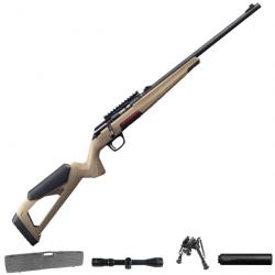 Carabine Winchester Xpert Fileté FDE - Cal. 22 LR - Pack Premium