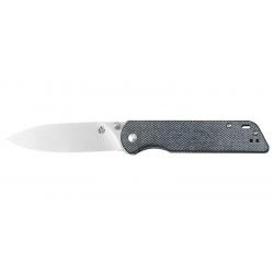 Couteau - QSP Knives - PARROT V2 - MICARTA DENIM - D2