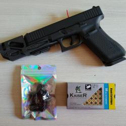 KIT Glock 17 Gen5 PAK + 50 cartouches + embout SAPL + adaptateur + SLUGS
