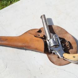 Rare étui de revolver Smith & Wesson en calibre 44 russian canon 6 pouces officier de cavalerie US