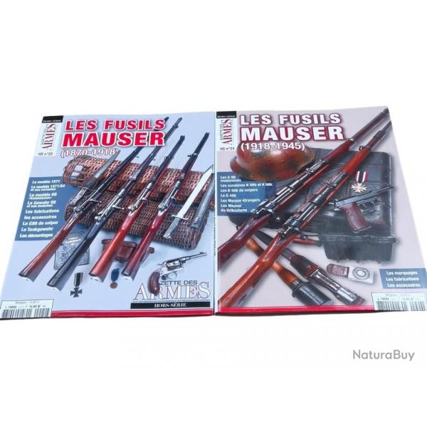 Les Fusils Mauser  de 1870  1945 Gazette des Armes HS 22 et 24