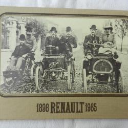 1898 Renault 1965 - Ed. Pierre Tisné 1965 - numéroté 9316