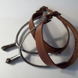militaria ww1 francais cavalerie paire d'éperon 14/18 poilu