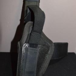 Holster de Cuisse Nylon Gaucher Browning Militaire Police Surplus  (12)