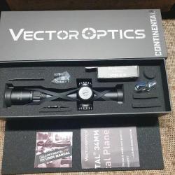 lunette VECTOROPTICS série CONTINENTAL modèle 1-10x28 ED réticule lumineux tactical ( MIL )