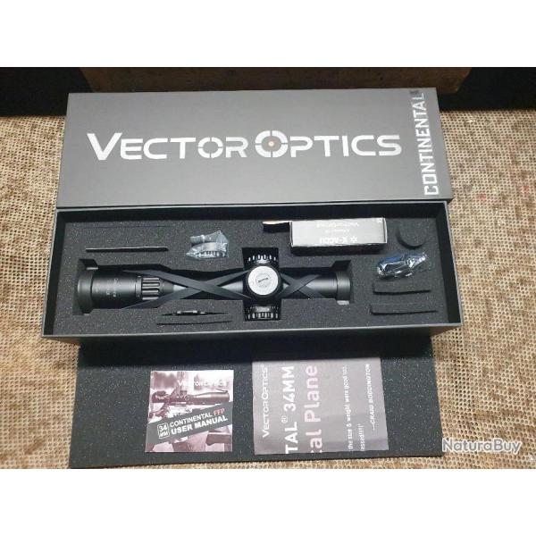 lunette VECTOROPTICS srie CONTINENTAL modle 1-10x28 ED rticule lumineux tactical ( MIL )