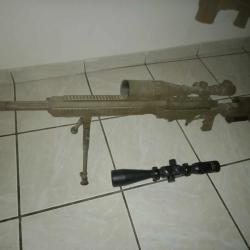 Sniper ASW338LM ASG avec Mécanisme Amoeba Striker et Accessoires