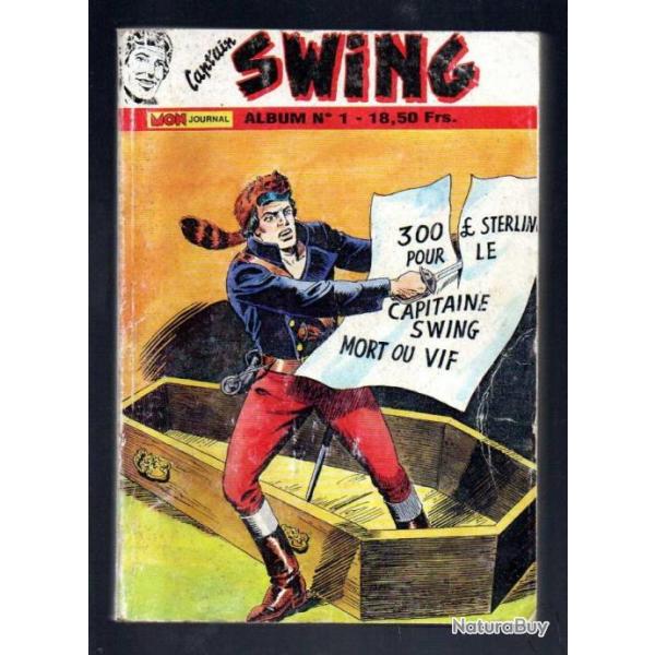 capt'ain swing album 1 comic's , bd de presse