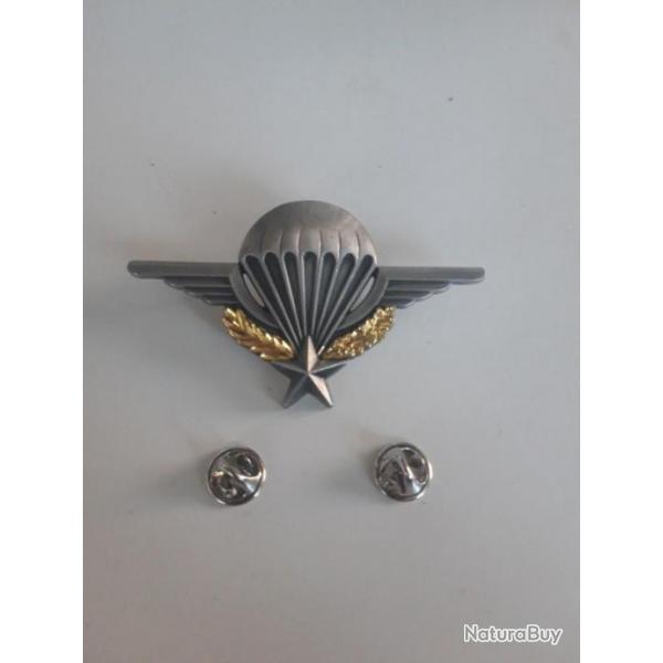 INSIGNE METAL DE BREVET PARACHUTISTE FRANAIS